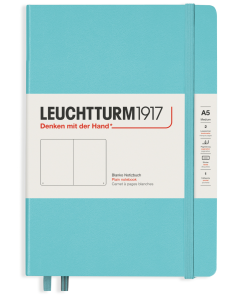 LEUCHTTURM1917 Classic Hard Cover - Medium (A5) - Plain - Aquamarine