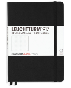 LEUCHTTURM1917 Classic Hard Cover - Medium (A5) - Dotted - Black