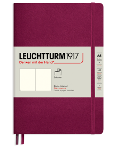 LEUCHTTURM1917 Soft Cover - Medium (A5) - Plain - Port Red