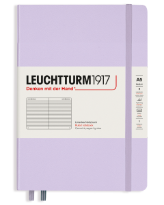 LEUCHTTURM1917 Classic Hard Cover - Medium (A5) - Ruled - Lilac