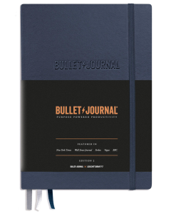LEUCHTTURM1917 Bullet Journal Edition 2 - 120gsm Paper - Medium (A5) - Dotted - Navy