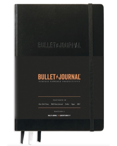 LEUCHTTURM1917 Bullet Journal Notebook - Medium (A5) - Dotted - Black