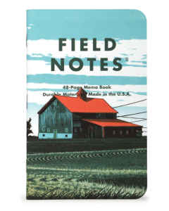 FIELD NOTES - Heartland - Set of 3 - Pocket (A6 9x14cm) - Squared/Grid Format