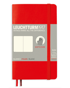 LEUCHTTURM1917 Soft Cover - Pocket (A6) - Plain - Red