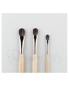 ROSEMARY & CO Tree & Texture Brush  - Series 32 - Badger Hair - 1/2" (Left brush in image)