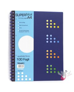 SUPERblok Squared / Grid Notepad - 100 leaves - A4