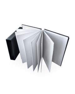 SEAWHITE OF BRIGHTON Mini Concertina Sketchbook (Slipcase) - 140gsm - 38 pages - Mini A7