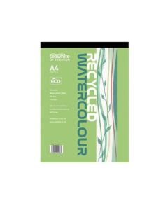 SEAWHITE OF BRIGHTON Recycled Watercolour Pad (25% cotton) - 300gsm - 15 Sheets - A4