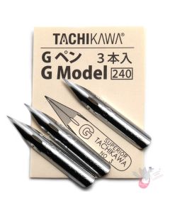 TACHIKAWA Comic Pen Nib - G Model (T33) - Pack of 3