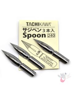 TACHIKAWA Comic Pen Nib - Spoon Model - Pack of 3