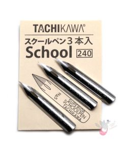 TACHIKAWA Comic Pen Nib - School Model (T53) - Pack of 3