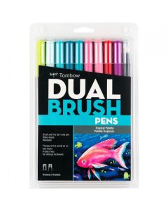 TOMBOW ABT Brush Pen - Tropical Palette - Pack 10