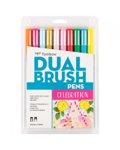 TOMBOW ABT Brush Pen - Celebration Palette - Pack 10