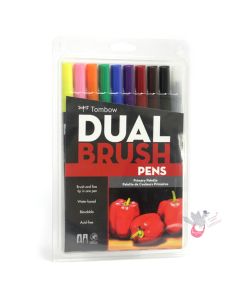 TOMBOW ABT Brush Pen - Primary Palette - Pack 10
