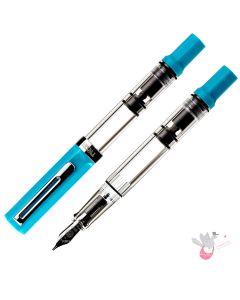 TWSBI Eco Fountain Pen - Cerulean Blue - Extra Fine Nib 
