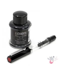 TWSBI Eco Sketch Kit (pen, fine nib & choice of waterproof ink colour) - Clear / Black