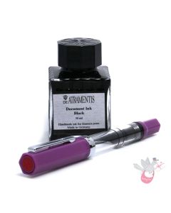 TWSBI Eco Sketch Kit (pen, fine nib & choice of waterproof ink colour) - Clear / Lilac