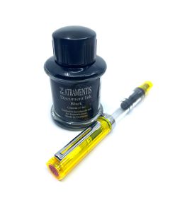 TWSBI Eco Sketch Kit (includes fountain pen & waterproof ink) - Clear / Transparent Yellow