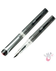 TWSBI SWIPE Fountain Pen - Spring Loaded Converter - Smoke Colour - Extra Fine Nib