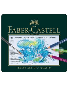 FABER-CASTELL Albrecht Durer Artists Watercolour Pencils - Tin of 24