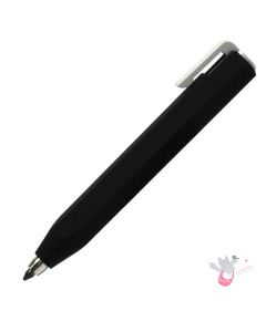 WORTHER Shorty Mechanical Pencil 3.15mm - Soft Grip - Black with Grey Clip