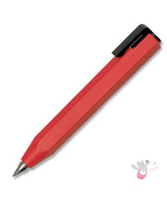 WORTHER Shorty Mechanical Pencil 3.15mm - Red with Black Clip 