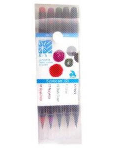 AKASHIYA SAI Watercolour Brush Marker - 5 Colour Set - Winter