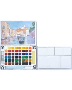 SAKURA Koi Water Colour Pocket Field Sketch Box / Kit - 48 Colours