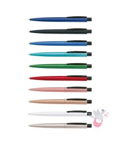 Custom ZEBRA Fortia Cone (Metal) Ballpoint - Available in 10 Colours